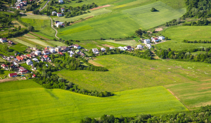 Obec - letecké snímky